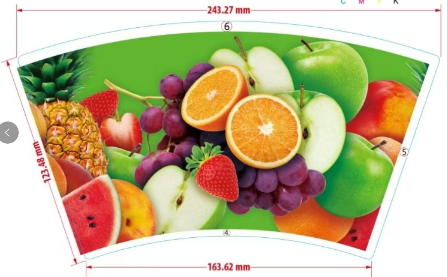 coated cup fan paper for china factory price custom design for paper cup for vending machine