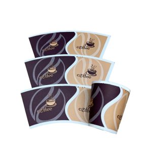 Bagasse custom flexo printing hot drink 8oz paper cups fan paper raw material