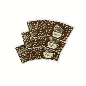 Saudi arabia welcome hot sell good grade pe coated wood pulp paper cup fan