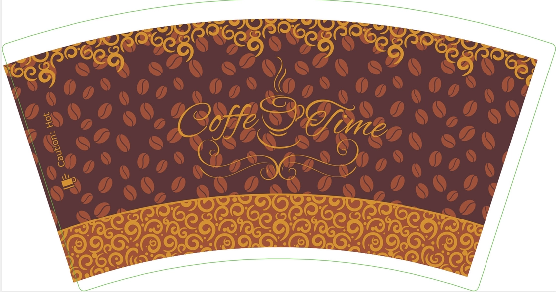 Bagasse custom flexo printing hot drink 8oz paper cups fan paper raw material - Image 4