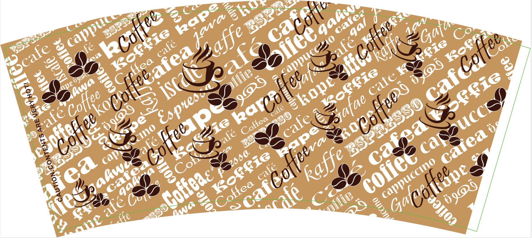 Biodegradable flexography printing 280 gsm single wall pe coated paper cup fan raw material for hot drinks coffee cups - Image 5