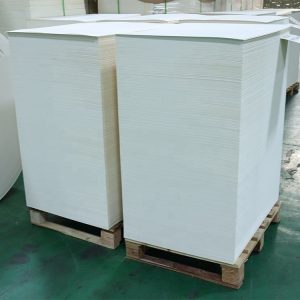 Paper Manufacturer Custom Size Paper Cup Raw Material Food Grade C1S C2S GCU GC1 FBB Paper Cup Fan in Sheet