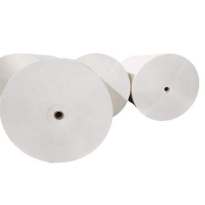 Paper Cup Fan PE Coated Raw Material for Disposable Paper Cup Flexo Printing 180gsm+15PE PE Coated Paper Roll